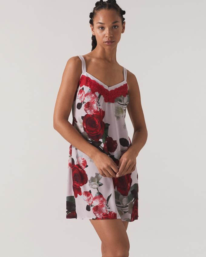 Peignoir Ted Baker Sleeveless Floral Slip Night Rose Femme | LJD-04784291